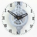 Moving-Gear Wall Clock with Glass Cover